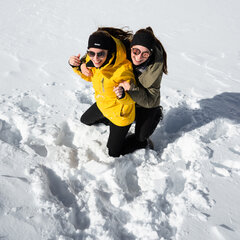 Spaß im Schnee am Glitschnerhof (c) Christoph Lukas